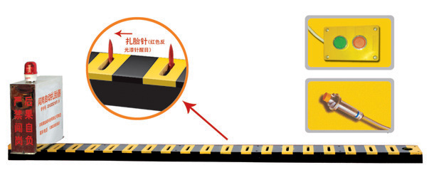 宝鸡陈仓区V3嵌入式闯岗自动扎胎器/阻车器